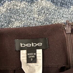 Bebe Chocolate Brown Skirt